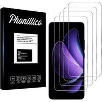 Phonillico® Gehard glas voor Oppo Reno 13 F 5G [4-pack]