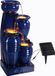 Teamson Home Tuin Waterornament Met Lichten - Op zonne-energie - 4-Laags Ontwerp - Marineblauw