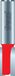 Freud 15mm (Dia.) Dubbele Fluit Rechte Bit met 1/4" schacht (04-536)