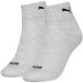 Puma sokken voor dames quarter met logo - 2 paar - Grey melange - 39-42