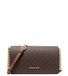 Michael Kors Jet Set Signature Logo Crossbody Bag Brown