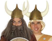 Fiestas Guirca Helm Viking Met Hoorns Heren Bruin