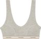 Calvin Klein Underwear Soutien-gorge Lv00qf8594 Traingle Bralette Heather Grey Coton/Élasthanne L