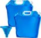 Bidon d'eau pliable d'urgence – 10 litres – Sans BPA – Bouchon à vis – Convient pour le camping et les situations d'urgence