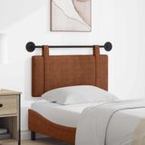 vidaXL Hangend Hoofdbord Bruin PU Antiek