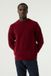 Garcia Pull Homme Uni Rouge Manches Longues