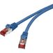 Renkforce RF-4942810 Câble réseau Bleu 0,5 m Cat6 S/FTP (S-STP) Rond