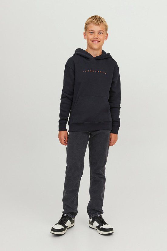 Jack & Jones Junior Jeans JJICLARK JJORIGINAL Black Denim - Kids Size 152 - Regular Fit