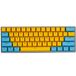 Sunzit Keycaps - 61 Keycaps Backlight Tweekleurig Mechanisch Toetsenbord PBT Keycap - GH60 / RK61 / ALT61 / Annie/Keyboard Poker Keys