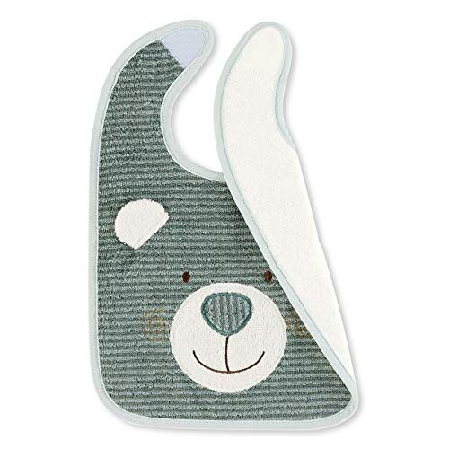 Sterntaler Kunststof klittenband slabbetje Ben medium groen