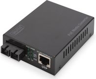 Digitus Convertisseur Gigabit PoE Monomode Media RJ45/SC SM PSE