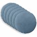 vidaXL Kussensloop 6 pcs HEERLEN Blauw Ø 60 cm corduroy