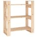 VidaXL Boekenkast/kamerverdeler 80x35x91 cm massief grenenhout