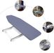 Table à repasser réglable - Pour fixation dans une armoire - Pliable, peu encombrant, montage facile, surface de repassage en métal, cadre en tubes métalliques - Gris foncé