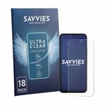 Savvies Screenprotector voor Vivo T5x - Folie Beschermfolie transparant 18 Stuks