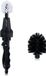 Dunlop Schoonmaakborstel - Velgenborstel - met Slangaansluiting 3/4\" - Roterend - Stroomregelknop - 2 Borstels