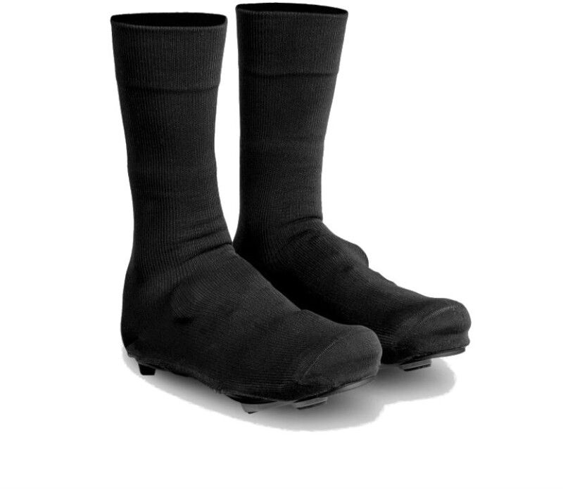 GripGrab Flandrien Waterproof Gebreide Road Shoe Covers - Zwart