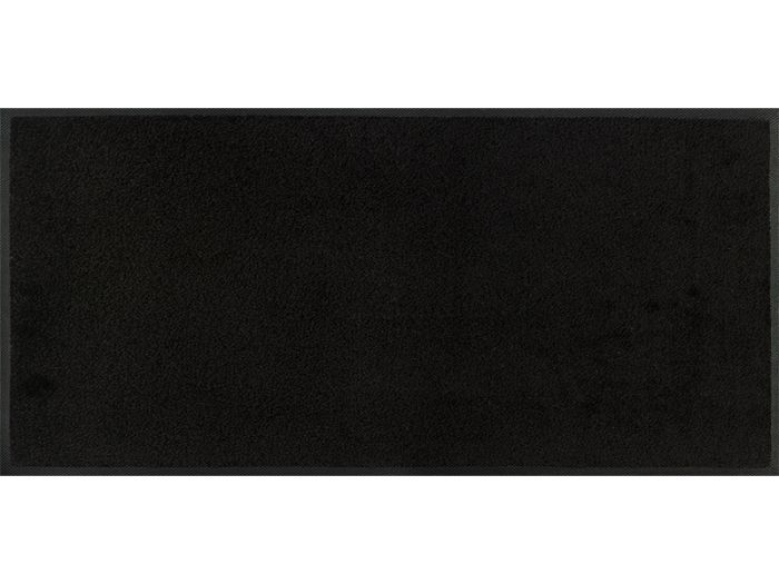 Wash+Dry 029697 Deurmat - Zwart - Rechthoek - 35x35cm - Wasbaar