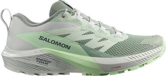 Salomon Sense Ride 5 Trailrunningschoenen Dames - Groen - Maat 42 - 2023