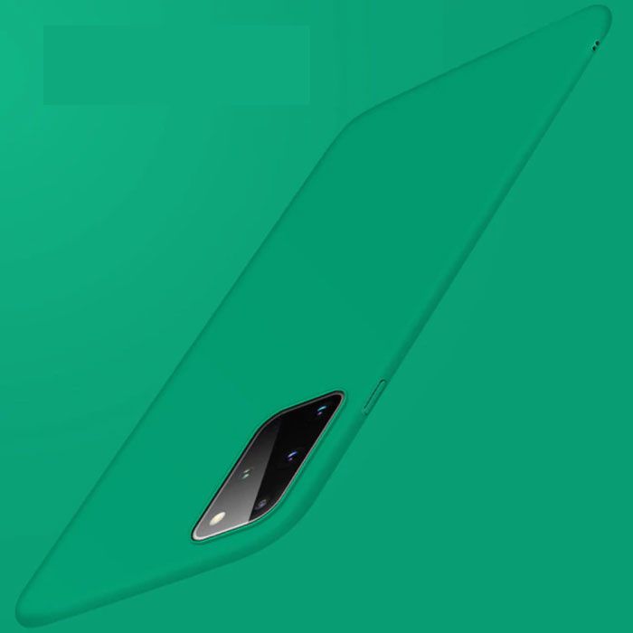 USLION Samsung Galaxy S20 Ultra Hoesje - Hard Matte Case Cover Groen