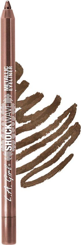 L.A. Girl Cosmetics LA Girl Shockwave Metallic Eyeliner Brown Sugar