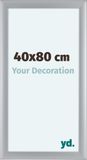 Your Decoration Cadre photo 40x80 cm MDF Argent mat Como
