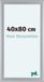 Your Decoration Cadre photo 40x80 cm MDF Argent mat Como