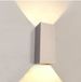 Artdelight Wandlamp Dante XL 2 lichts 24 x 10 cm champagne