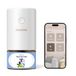 SenseFlow Aroma diffuser voor etherische oliën, wifi SF101S Pro, waterloze ultrasone geursteker, kamergeur, 100% plantaardige luchtverfrisser, 120 dagen aroma voor thuis tot 100 m² - perzik-ster aura