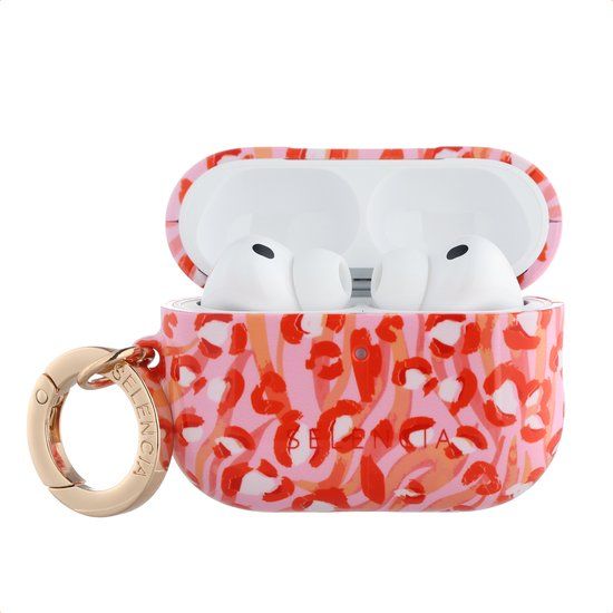 Selencia Case - Hoesje geschikt voor AirPods Pro 3 - Wild Spots Lipstick