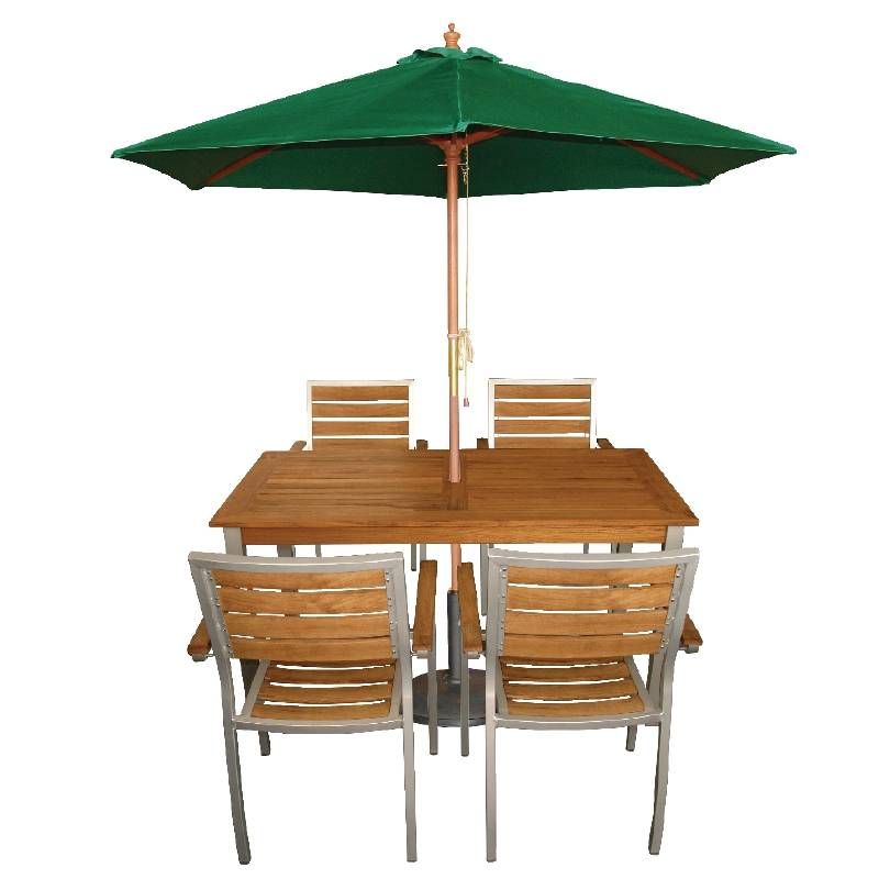 Bolero Groen Parasol rond Ø 2.5 meter