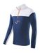Black Crevice Heren ski-rolli met ritssluiting, functioneel shirt met lange mouwen