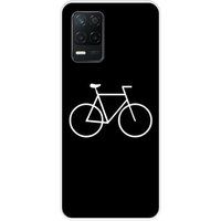 Realme Bedrukt siliconen hoesje compatibel met Realme 8 5G, Realme V13 5G Bike hipster