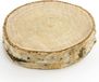 Partydeco Boomschijfjes - 20x stuks - berkenhout - bruiloft - 5 tot 7 cm - naamkaartjes/plaatskaartjes