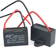 Fasizi 2 stuks CBB61 2uF 450V AC 50/60Hz Airconditioner Ventilator Motor Lopende condensator