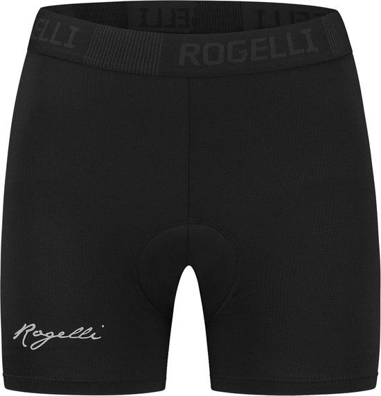 Rogelli Dames Fietsbroek - Fiets Onderbroek Met Zeem - Zwart - Maat L