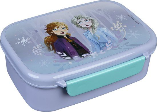 Disney Frozen Broodtrommel - Anna & Elsa - Kunststof - Meerkleurig