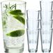 KADAX Drinkglazen, cocktailglazen van robuust glas, vaatwasmachinebestendige longdrinkglazen, universele glazen, drankglazen voor water, sap, dranken of whisky (8 x 340 ml)