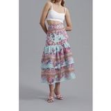 Anne Fontaine Jupe longue Domeka Riviera Taille : 40 | Femme | Vert