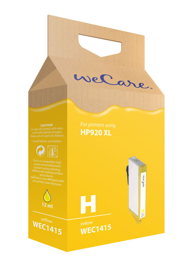 wecare WEC1415 single pack / geel