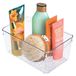 iDesign Cosmetica-organizer, opbergdoos van kunststof voor cosmetica en beautyproducten, voor het bewaren van cosmetica, doorzichtig