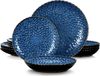 Porcelaine vaisselle – 24 pièces – pour 8 personnes – bleu
