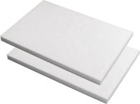 Rayher hobby materialen Rayher Piepschuim schijf/schijven - 10x - wit - 20 x 30 x 2 cm