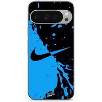 Nike Hoesje Google Pixel 9 Pro Maniacase Zwart/Blauw