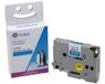 G&G 15559 TZ/TZe labeltape Wit op blauw 12mm x 8m