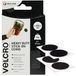 VELCRO merk Duurzame opplakbare munten, industriële extra sterke dubbelzijdige zelfklevende zelfklevende munten met klittenbandsluiting, zwart, 45 mm x 45 mm, verpakking van 6 stuks