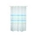 MSV Douchegordijn Polyester Blauw, Wit