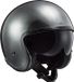 LS2 OF599 Spitfire Jeans Titanium Jet Helmet M