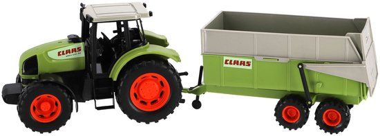 Dickie Tractor CLAAS Ares Met Aanhanger