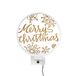 Opviq Elegante wandlamp, wit & goud, 30 x 36 x 10 cm